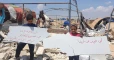 ميليشيا أسد ترد على القصف الإسرائيلي باستهداف مسجد وخيمة عائلة نازحة بإدلب! (صور)