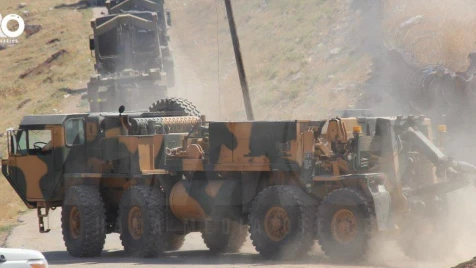 تركيا تدفع بتعزيزات جديدة إلى نقطة مراقبة قصفتها ميليشيات أسد (صور)