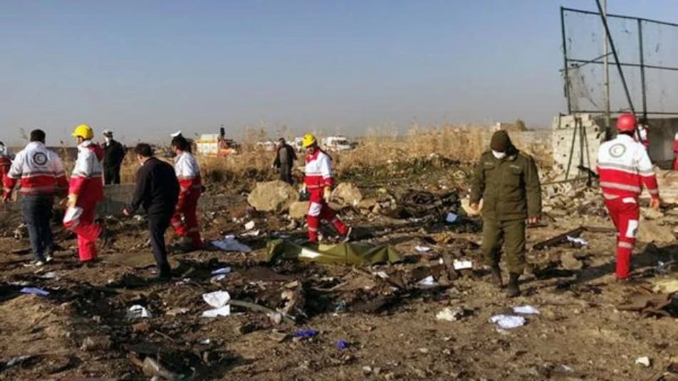 وفد أوكراني في طهران للتحقيق بحادثة تحطم الطائرة
