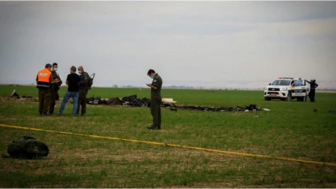 مصرع ضابط إسرائيلي ومتدرب بتحطم طائرة في بئر السبع