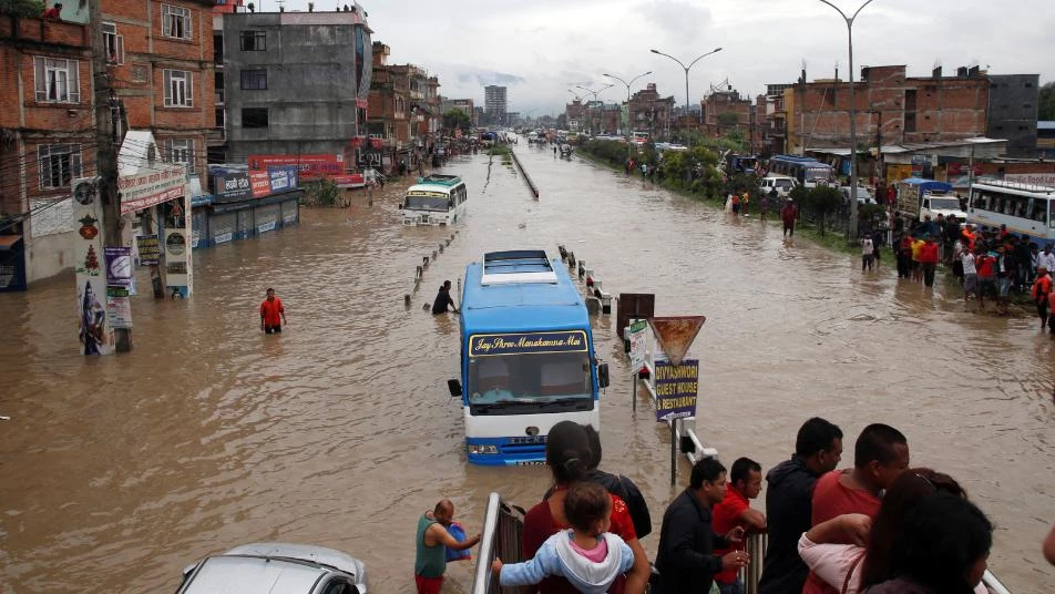 فيضانات تتسبب بمصرع 21 شخصاً في نيبال 