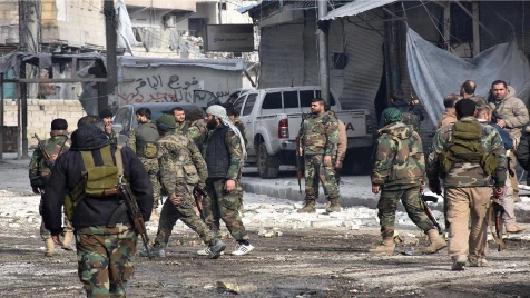 ميليشيا آل بري تهين مخابرات أسد وأحد عناصرها يطلق النار على ضابط بمدينة حلب