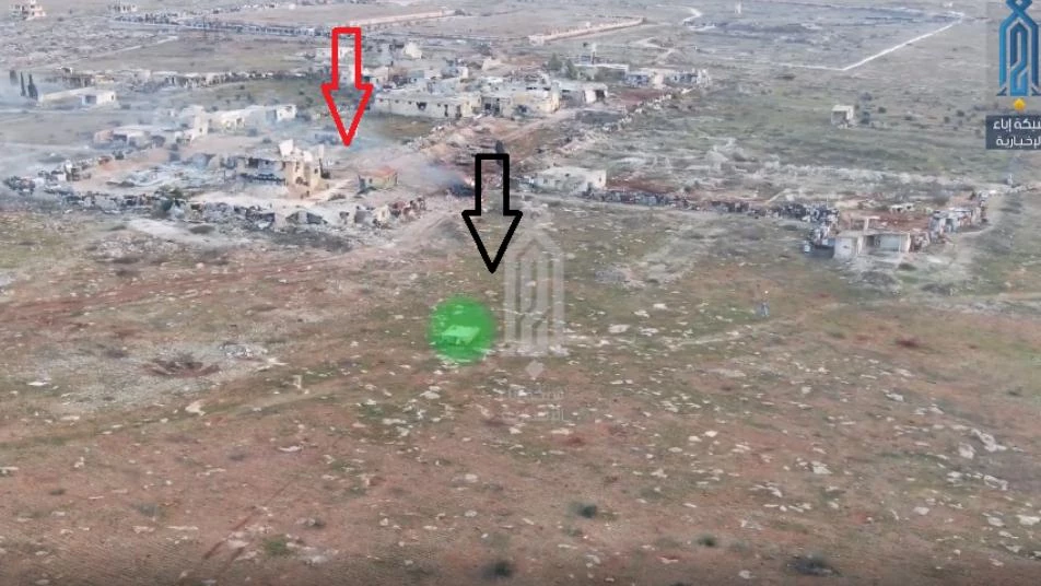 مفخخة تنسف تجمعاً عسكرياً لميليشيا أسد جنوب إدلب