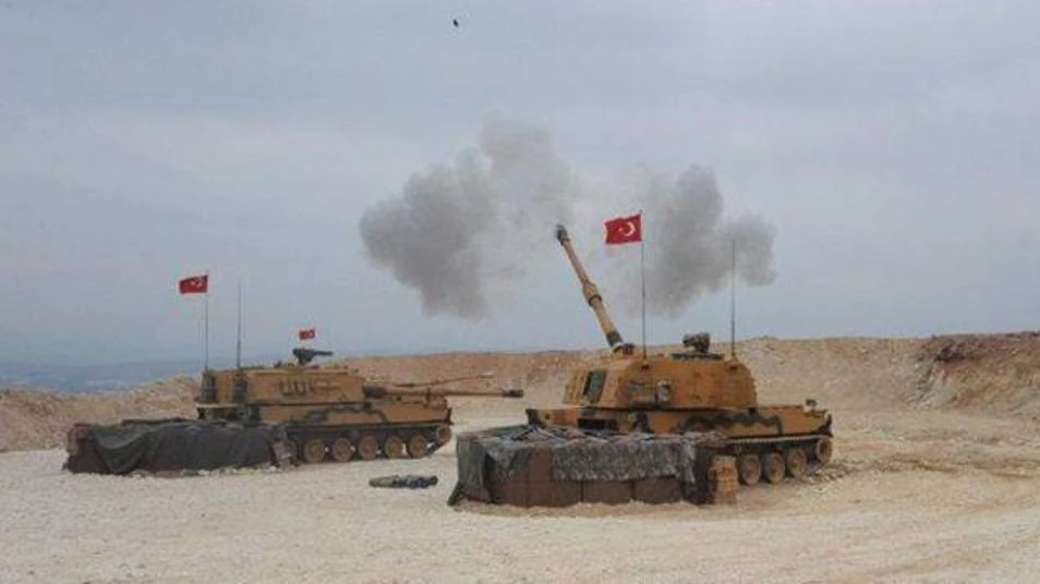 الجيش التركي يقصف موقعين لميليشيات أسد شمال الرقة