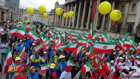 المعارضة الإيرانية تتظاهر في لندن ضد نظام الملالي
