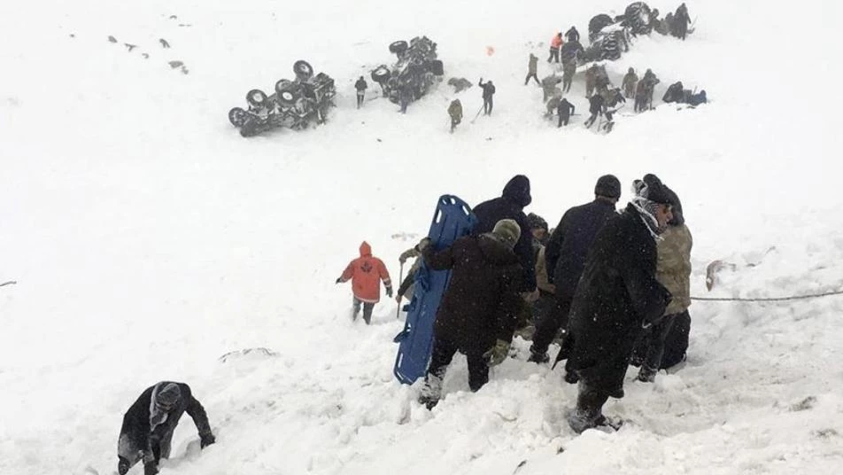 مقتل 23 شخصاً في "وان" التركية بسبب الثلوج
