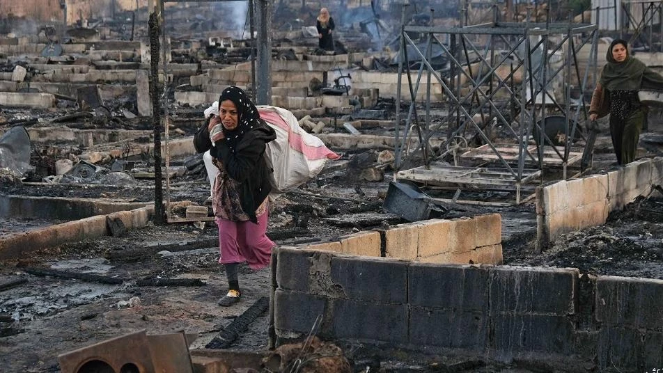 موقف صادم لأهالي المنية في لبنان إزاء المخيم الذي أحرقوه