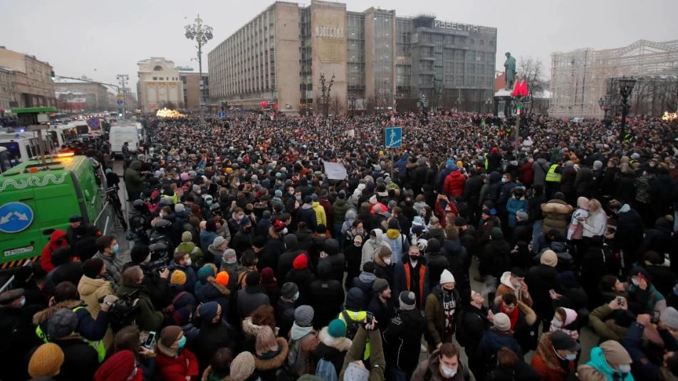 دعوات لمظاهرات جديدة في روسيا بعد نجاح السابقة.. وموسكو تتهم واشنطن بدعمها