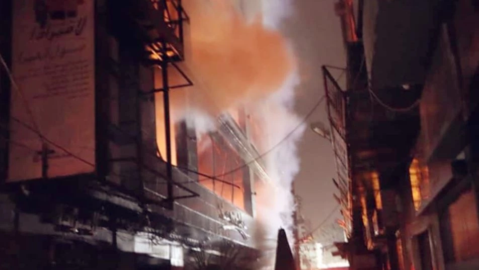فضائح تكشف ضلوع مسؤولي الأسد بحريق بناء "لاميرادا" التجاري في دمشق