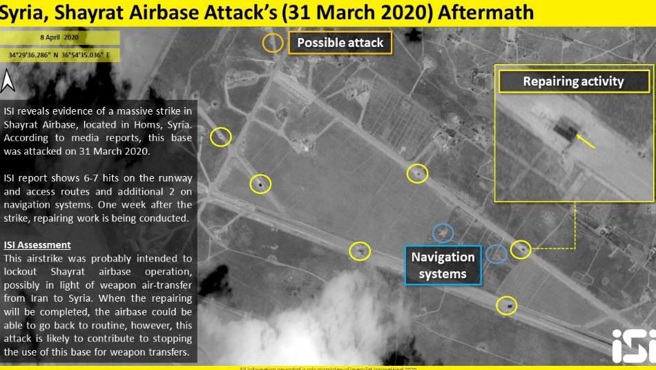 Satellite images show massive damage in Shayrat airbase