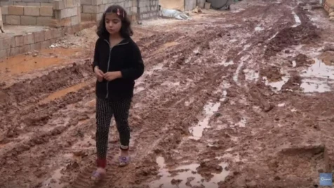 Rainstorm displaces 5,500 Syrian IDP families