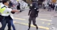 Hong Kong police shoot protester in chest