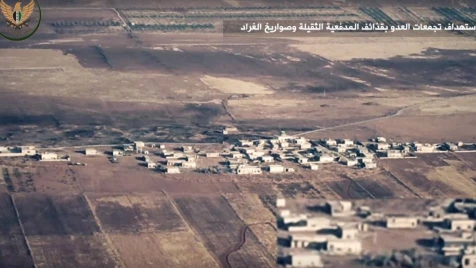Opposition's NFL shells Assad militias in Idlib's Umm al-Halaheel