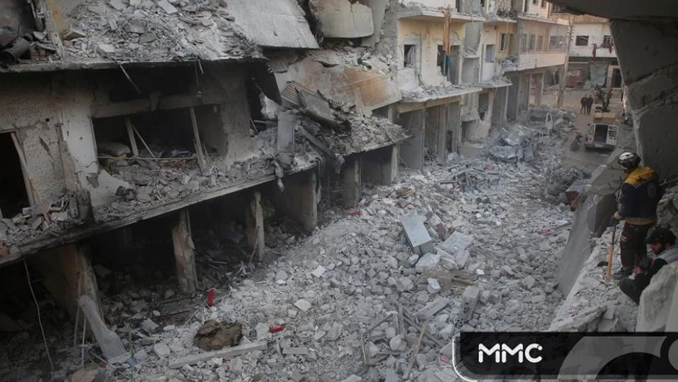 Assad bombing campaign on Idlib continues, Ariha's al-Shami Hospital destroyed, 11 killed
