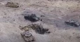 Assad tanks destroyed in Latakia countryside's Kabina
