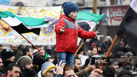 Demonstration in Idlib to revive Syrian revolution