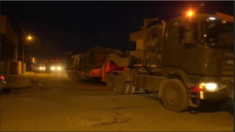 Turkey deploys tank convoy to Syrian border