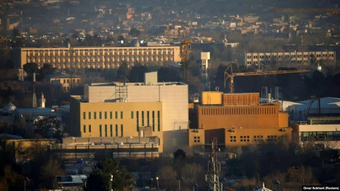 Explosion reported near US Embassy in Kabul 