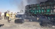 Four wounded in Syria’s Azaz fuel tanker explosion