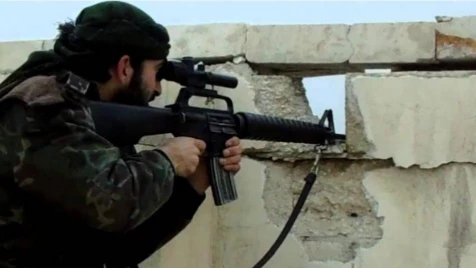 Assad militiaman killed by Jaysh al-Izza's sniper (video)