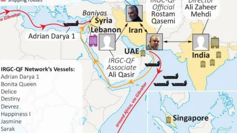 Iranian regime’s tanker is it still attempting to smuggle oil to Assad regime