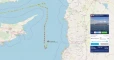 Sanctioned Iranian regime’s tanker goes "dark" off Syria