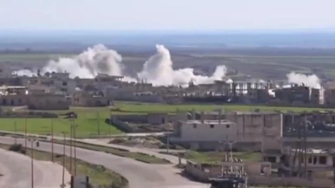 Assad regime targets DMZ in Idlib, Hama countryside