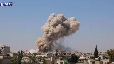 Assad barrel bombs kill civilians in Idlib’s Maar Shurin, Talmenes