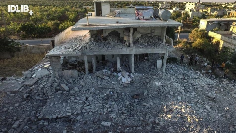 Civilian causalities as Russian-Assad warplanes bomb Idlib countryside