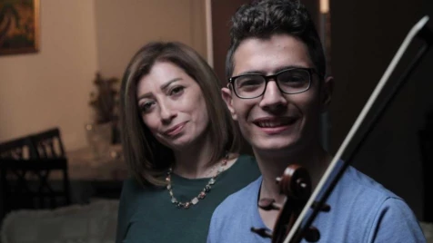A self-taught violinist's incredible journey from war-torn Syria to a Sydney orchestra