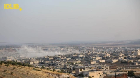 Three civilians killed as Russian warplanes bomb Idlib’s Khan Sheikhoun