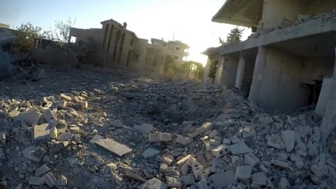 Civilian causalities as Assad warplanes bomb Idlib’s Maaret Hurmah