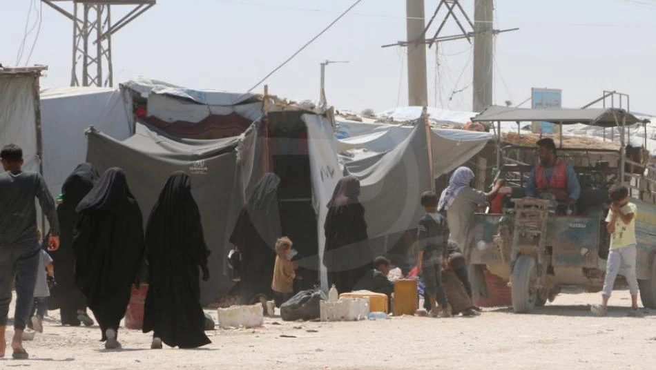 People in Hasaka's al-Hol camp live in dire conditions 