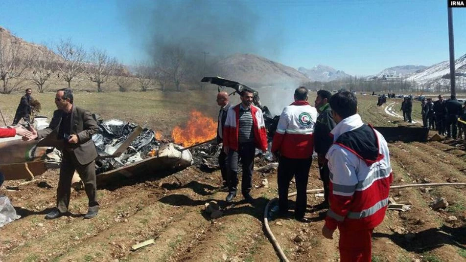 Five killed in helicopter crash in Iran