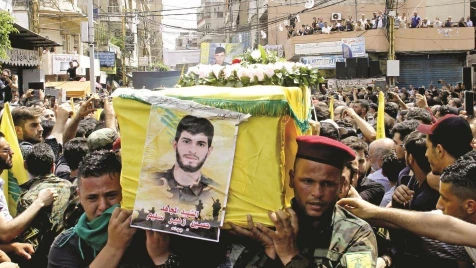 Hezbollah militiamen “killed in Syria” have been buried without fanfare