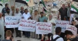 Syrians in Idlib's Maaret al-Numan stage sit-in against Russians, Assad militiamen  