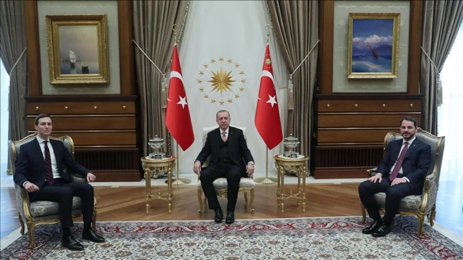 Erdogan meets with Kushner to discuss Mideast 