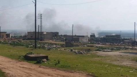Civilian causalities by Assad warplanes in Hama countryside