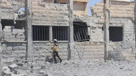 Assad warplanes destroy school in Hama countryside