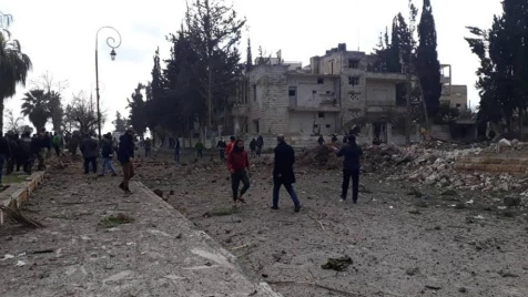 Two explosions rip through Idlib