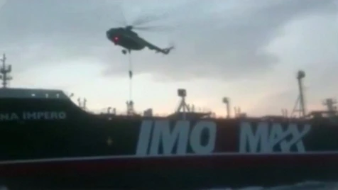 Iranian regime releases footage of tanker seizure, UK calls it hostile act