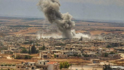 Assad warplanes injure civilians, destroy houses in Idlib countryside 