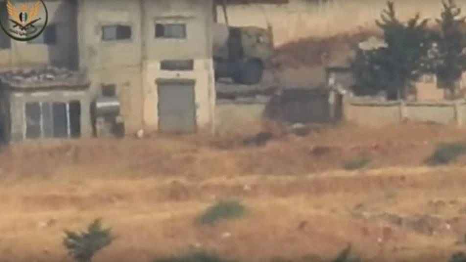 Opposition's NFL destroys Assad vehicle in Hama countryside (video)