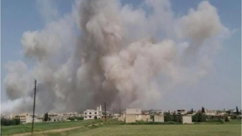 Assad militias shell DMZ in Hama countryside