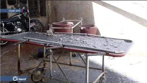Jisr al-Sheghgoor hospital rendered out of service by Russian-Assad attacks 