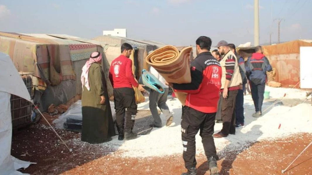 Turkish NGO distributes winter aid in Syria