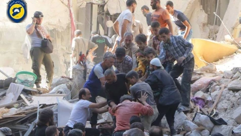 Civilian causalities as Assad artillery shells target Idlib countryside
