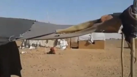 New sandstorm hits Rukban camp (video)