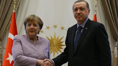 Erdogan, Merkel discuss Syria, fight against terror
