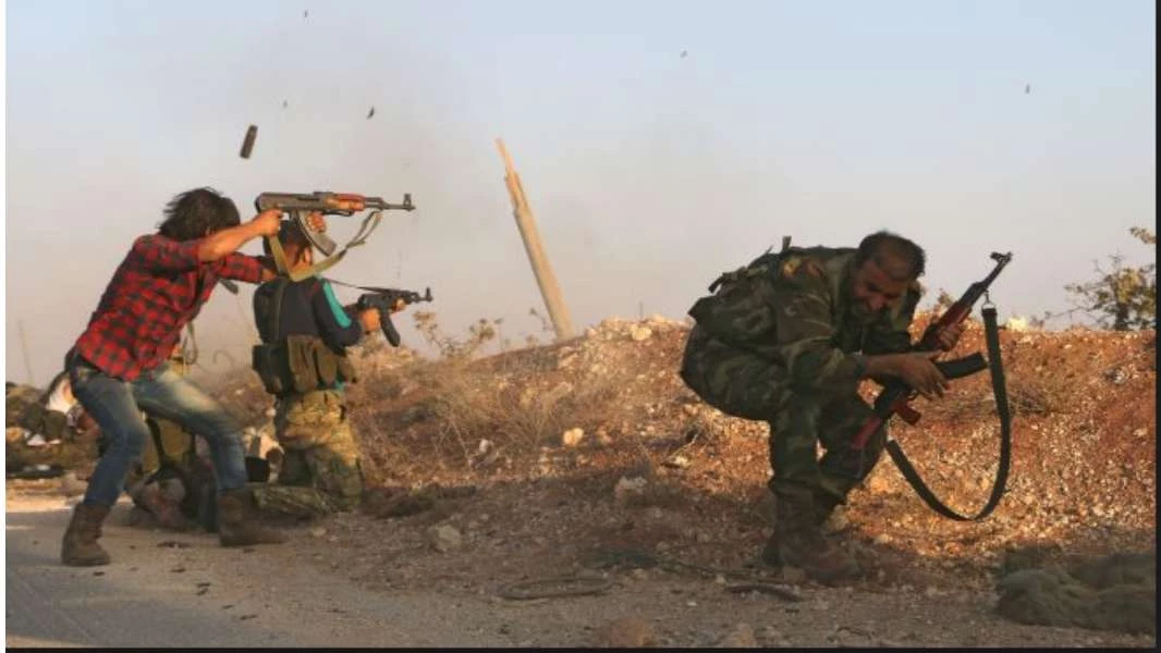 Group  of Assad militia killed by opposition's Jaysh al-Izza 